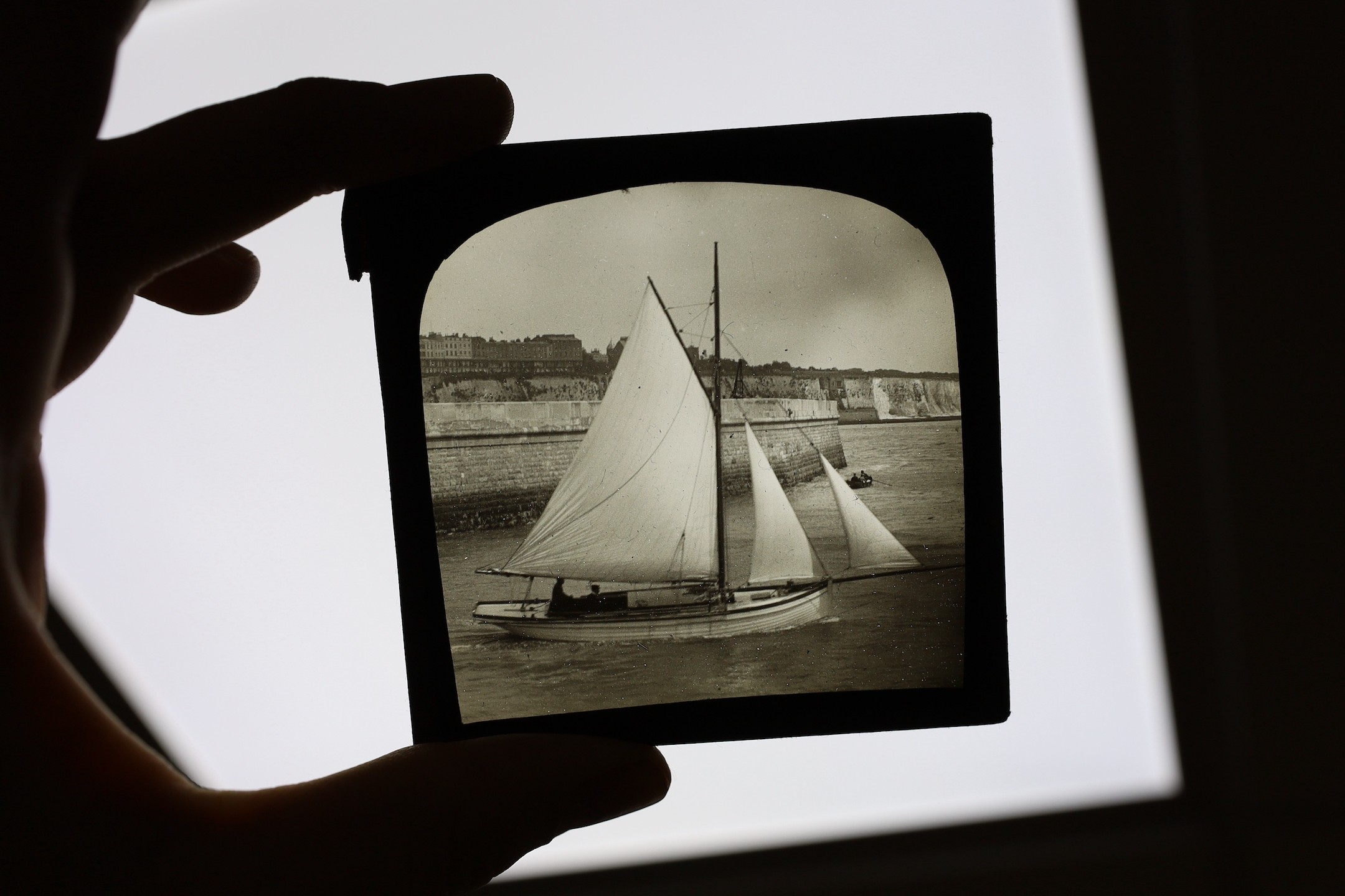 A large quantity of various glass slides to include locations, architecture, ships, locomotives etc.